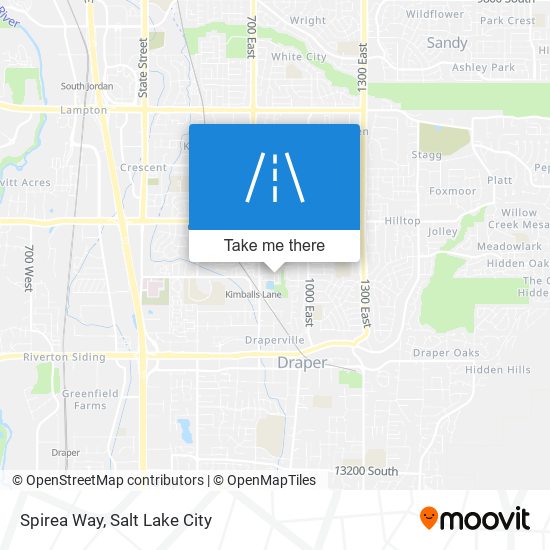 Spirea Way map