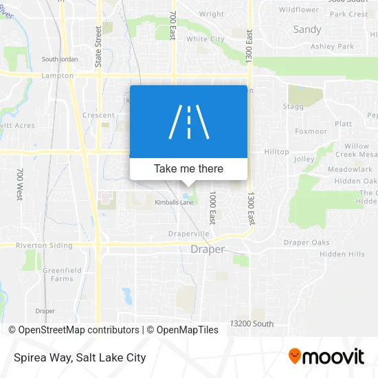 Spirea Way map