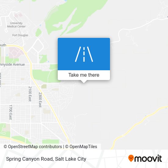 Spring Canyon Road map