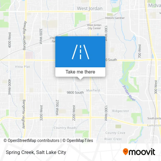 Spring Creek map