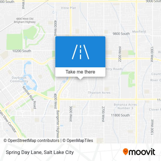 Spring Day Lane map