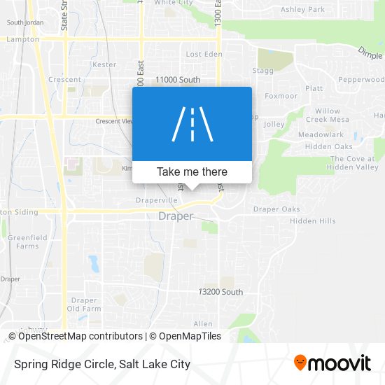 Spring Ridge Circle map