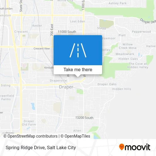 Spring Ridge Drive map