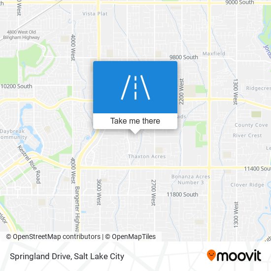 Springland Drive map