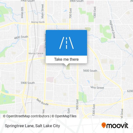 Springtree Lane map