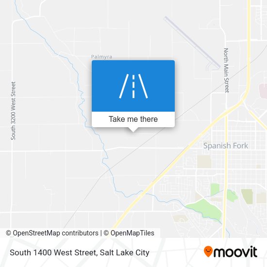Mapa de South 1400 West Street
