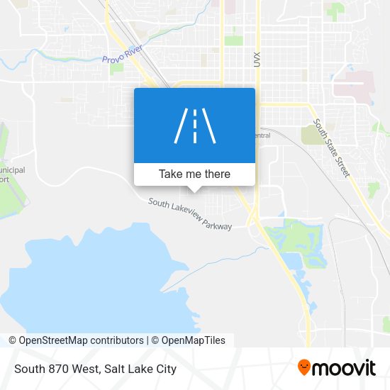 South 870 West map