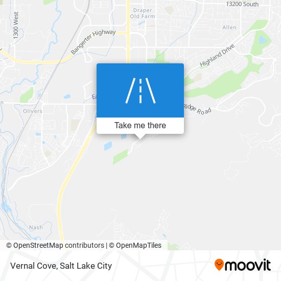Vernal Cove map
