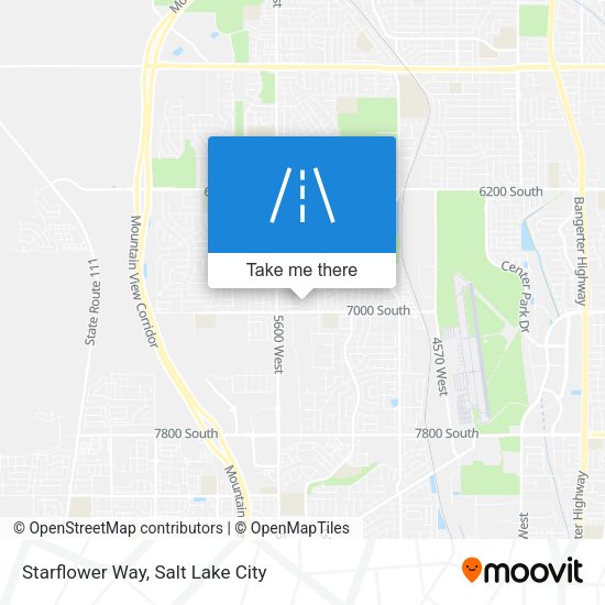 Mapa de Starflower Way