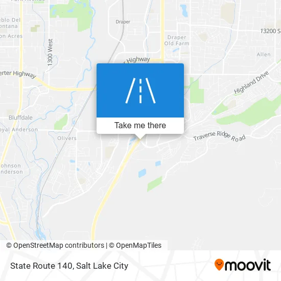 State Route 140 map