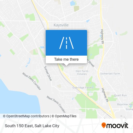 Mapa de South 150 East
