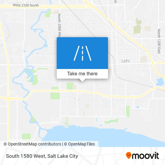 Mapa de South 1580 West