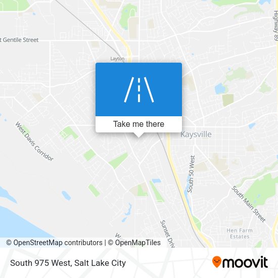 Mapa de South 975 West