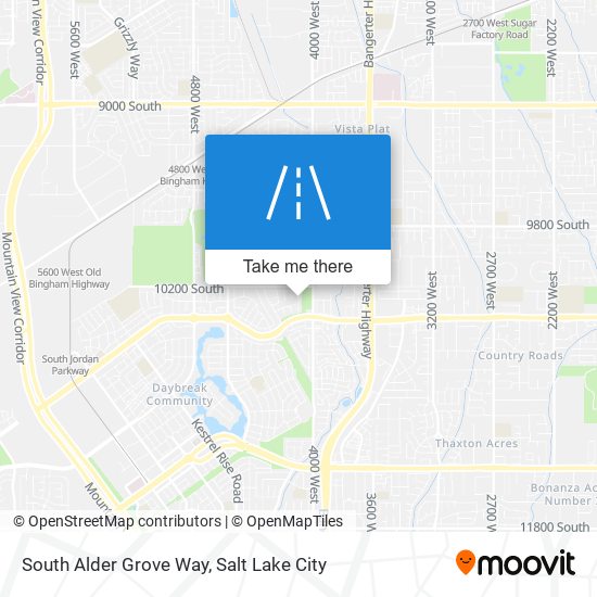 South Alder Grove Way map