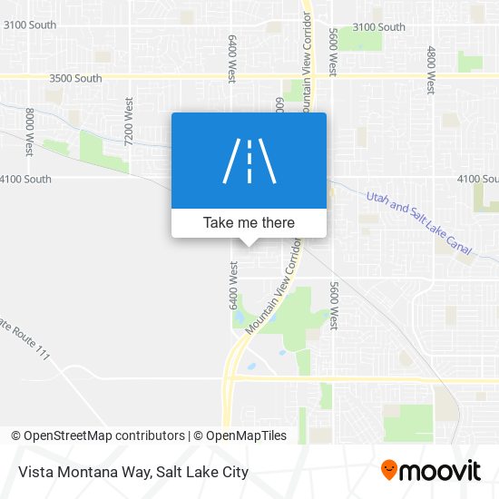 Vista Montana Way map