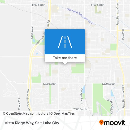 Vista Ridge Way map