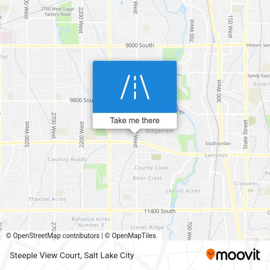 Mapa de Steeple View Court