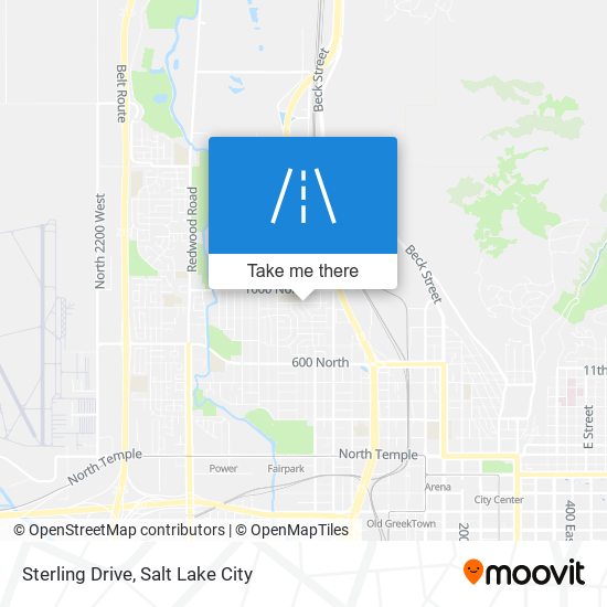 Sterling Drive map