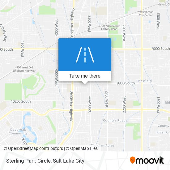 Sterling Park Circle map