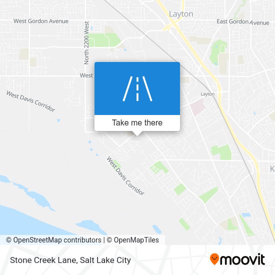 Stone Creek Lane map