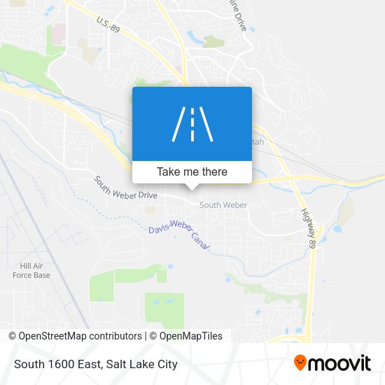 Mapa de South 1600 East
