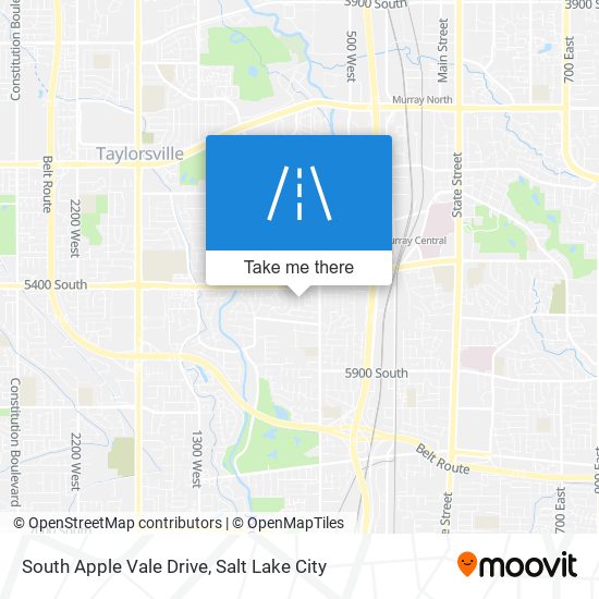 South Apple Vale Drive map