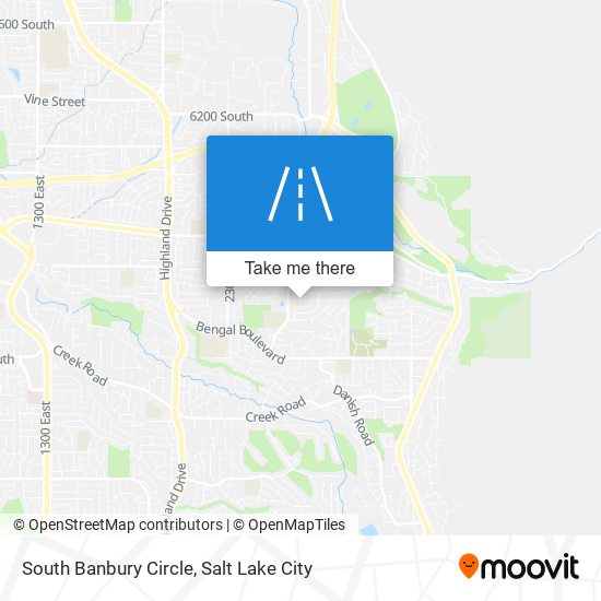 Mapa de South Banbury Circle