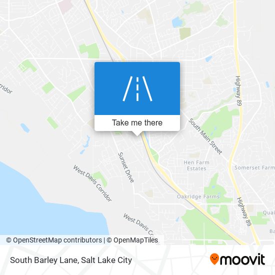 South Barley Lane map