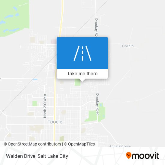 Walden Drive map