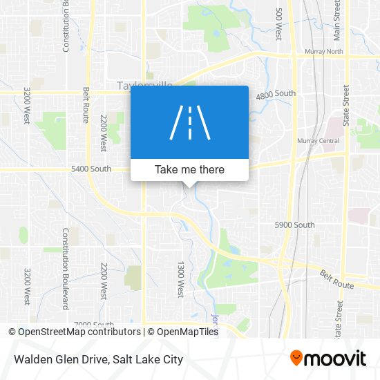 Walden Glen Drive map