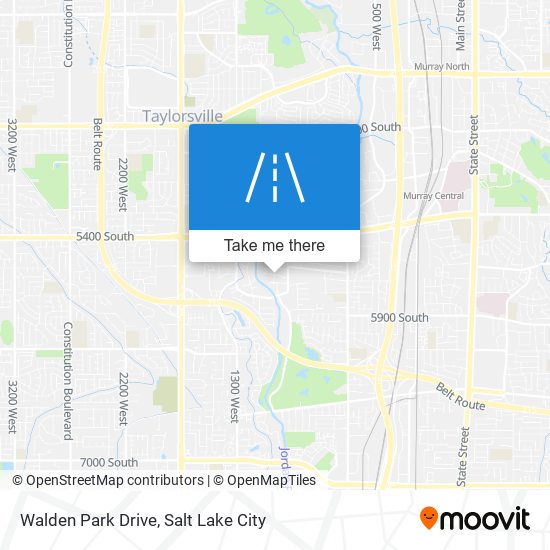 Mapa de Walden Park Drive