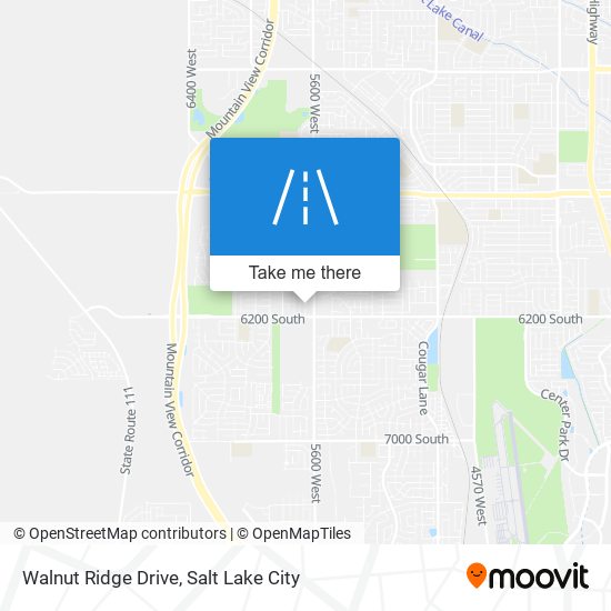 Mapa de Walnut Ridge Drive