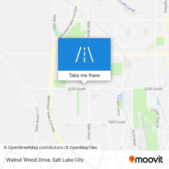 Mapa de Walnut Wood Drive