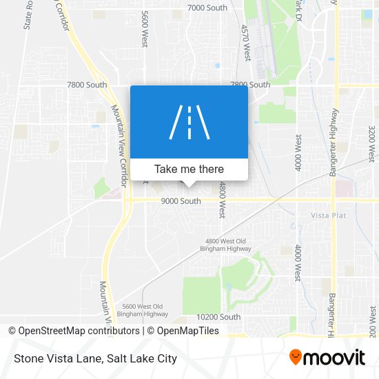 Stone Vista Lane map