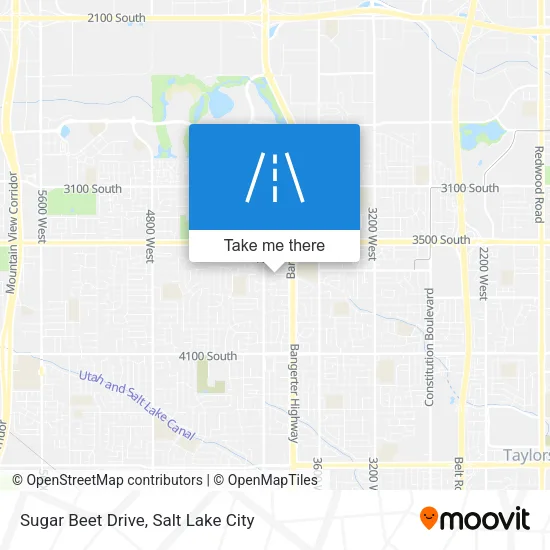 Sugar Beet Drive map