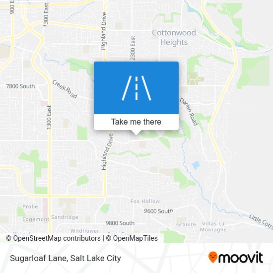 Sugarloaf Lane map