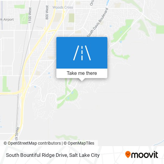 Mapa de South Bountiful Ridge Drive