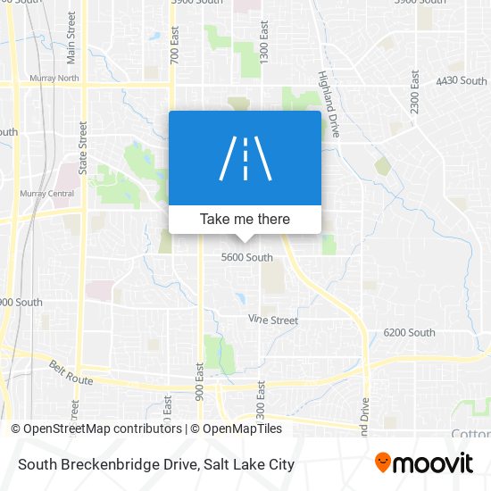 Mapa de South Breckenbridge Drive