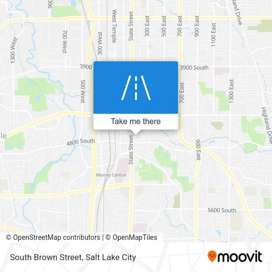 South Brown Street map