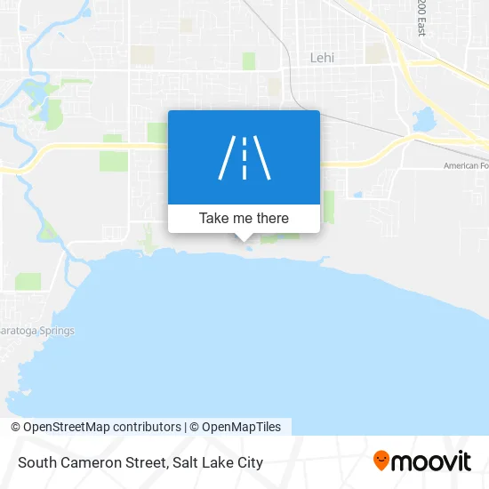 South Cameron Street map