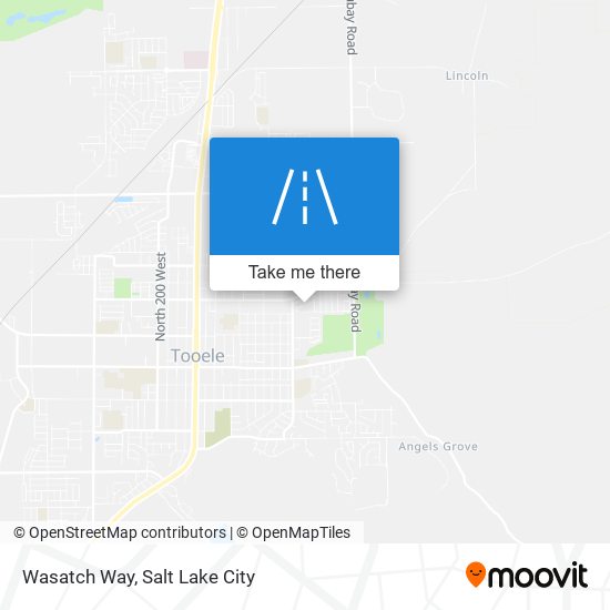 Wasatch Way map