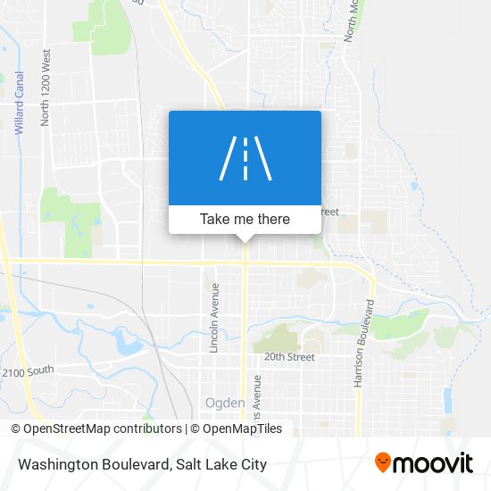 Washington Boulevard map