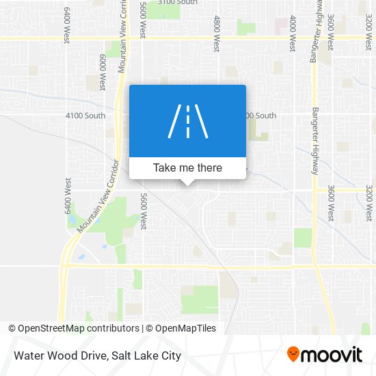 Water Wood Drive map