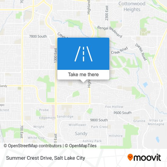Mapa de Summer Crest Drive