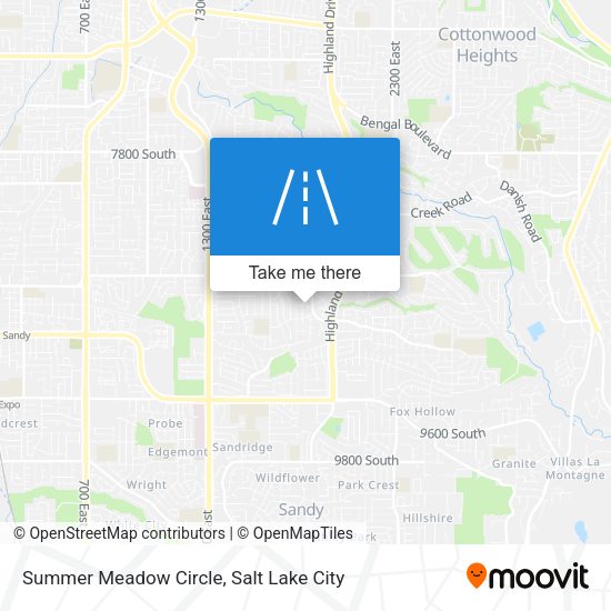 Summer Meadow Circle map