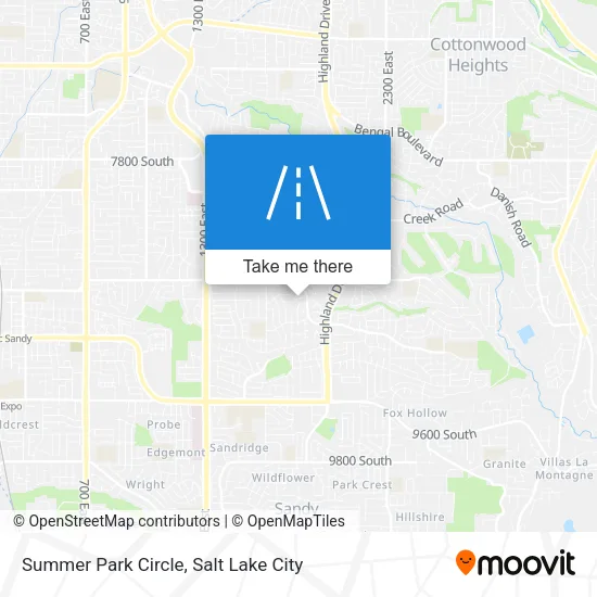 Summer Park Circle map