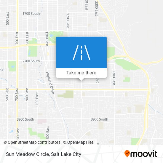 Sun Meadow Circle map