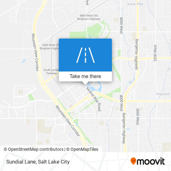 Sundial Lane map