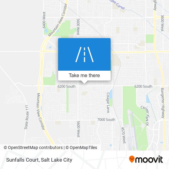 Sunfalls Court map