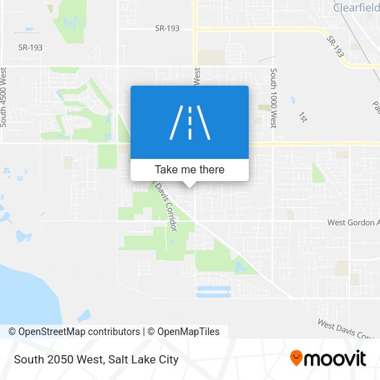 South 2050 West map